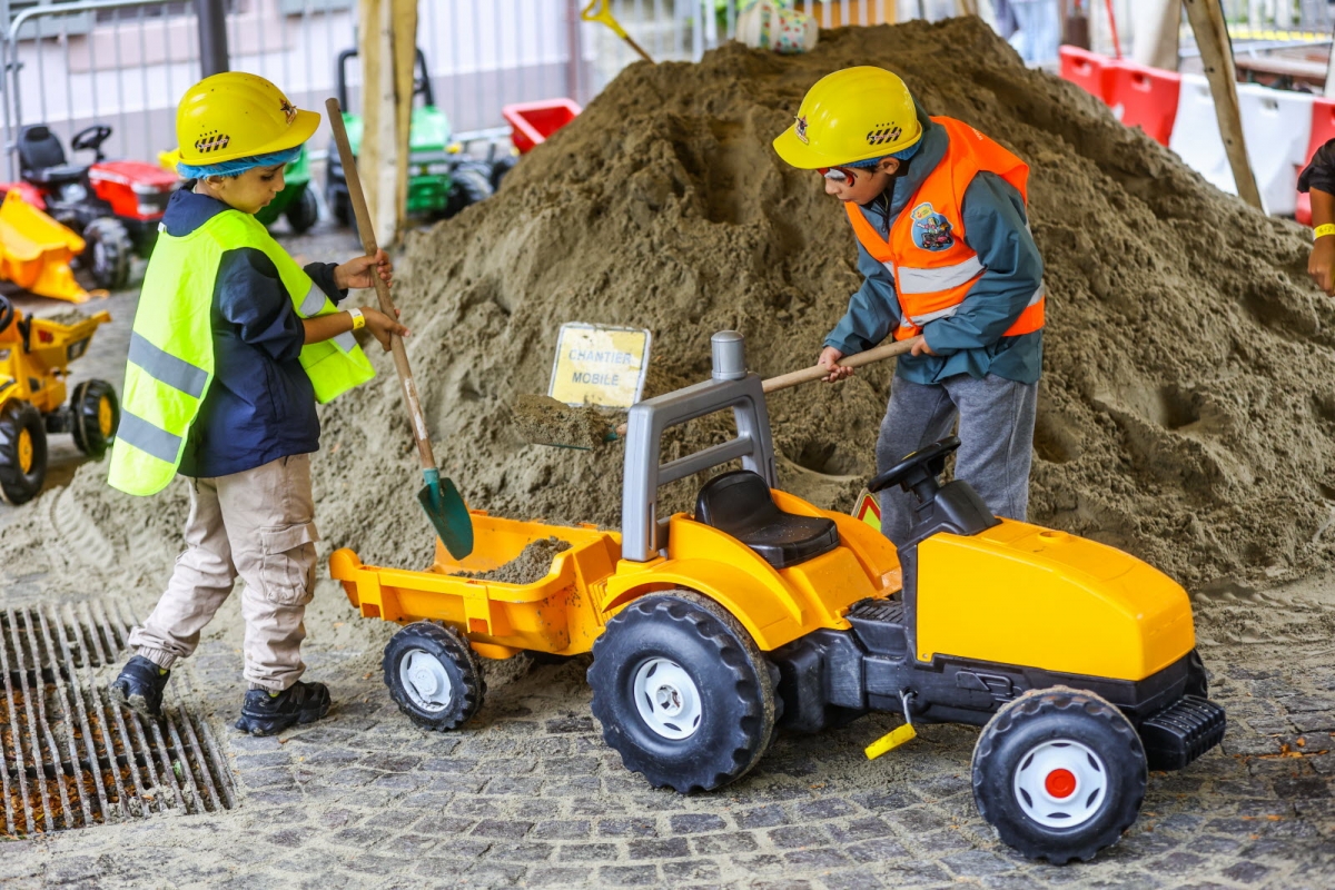 le chantier © Comité des Fêtes de Montbéliard