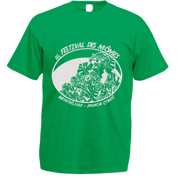 T-shirt vert 2016