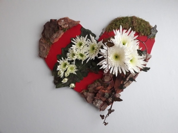 cœur fleuri © Aurore Grillot