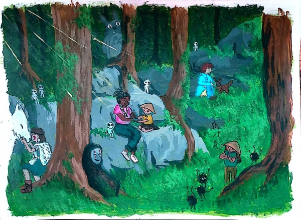 Dans le monde de Miyazaki © Hélène Jean