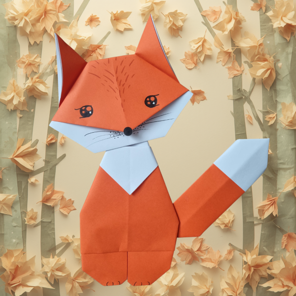Origami renard &copy; Me&iuml;ka