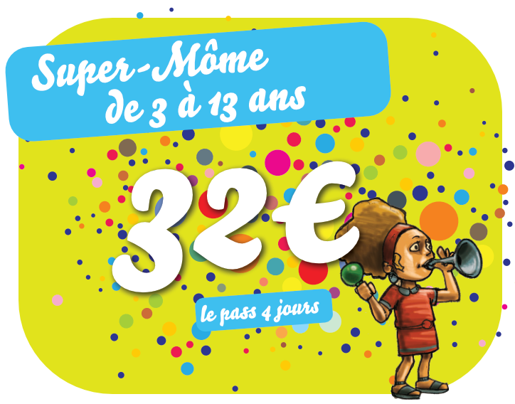 tarif pass 4 jours 3 &agrave; 13 ans