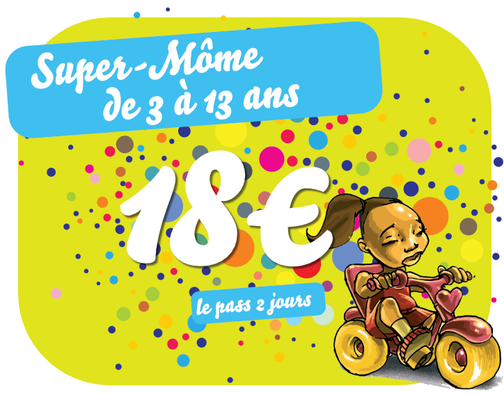 Tarification pas 2 jours 3 ans &agrave; 13 ans