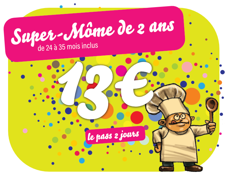 Tarification pass 2 jours 2 ans FDM 